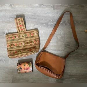 Adorable Bundle of Bags and Wallet! Anthropologie and Free People Vibes!